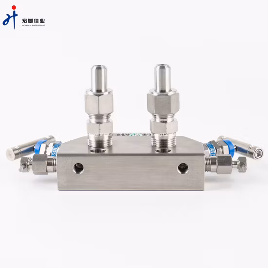 High Pressure Stainless Steel Coplanar 3 Way Valve Manifolds for Transmitter