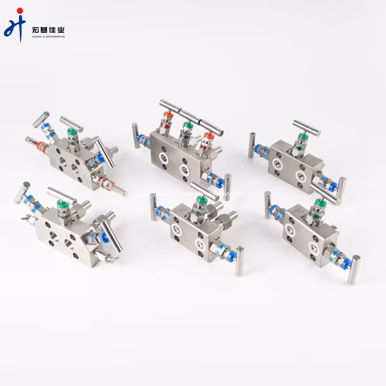 High Pressure Stainless Steel Coplanar 3 Way Valve Manifolds for Transmitter